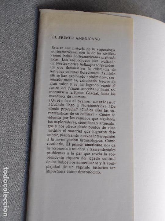 Libros de segunda mano: EL PRIMER AMERICANO - Foto 3