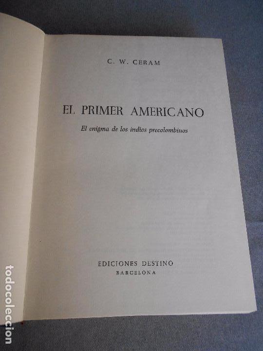 Libros de segunda mano: EL PRIMER AMERICANO - Foto 4