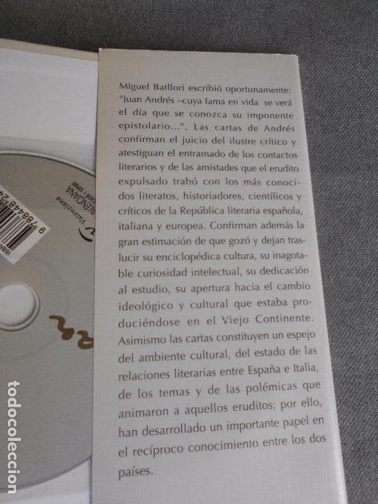 Libros de segunda mano: JUAN ANDRES .EPISTOLARIO. - Foto 8