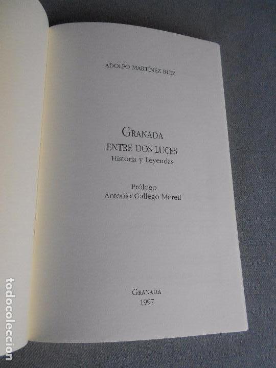 Libros de segunda mano: GRANADA ENTRE DOS LUCES - Foto 2