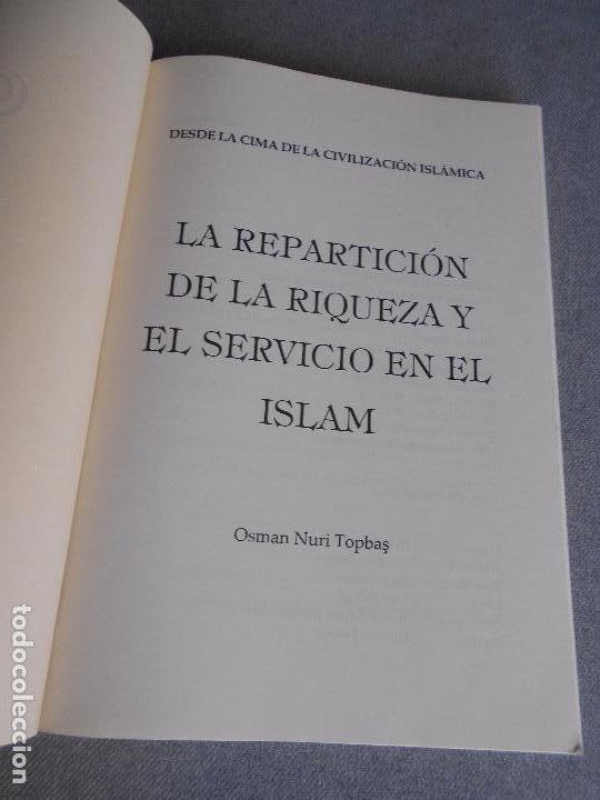 Libros de segunda mano: REPARTICION DE LA RIQUEZA Y SERVICIO EN EL ISLAM - Foto 2