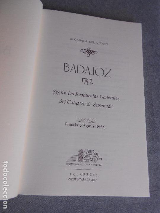 Libros de segunda mano: BADAJOZ 1752 - Foto 2