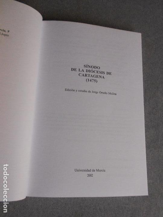 Libros de segunda mano: SINODO DE LA DIOCESIS DE CARTAGENA. 1475 - Foto 2