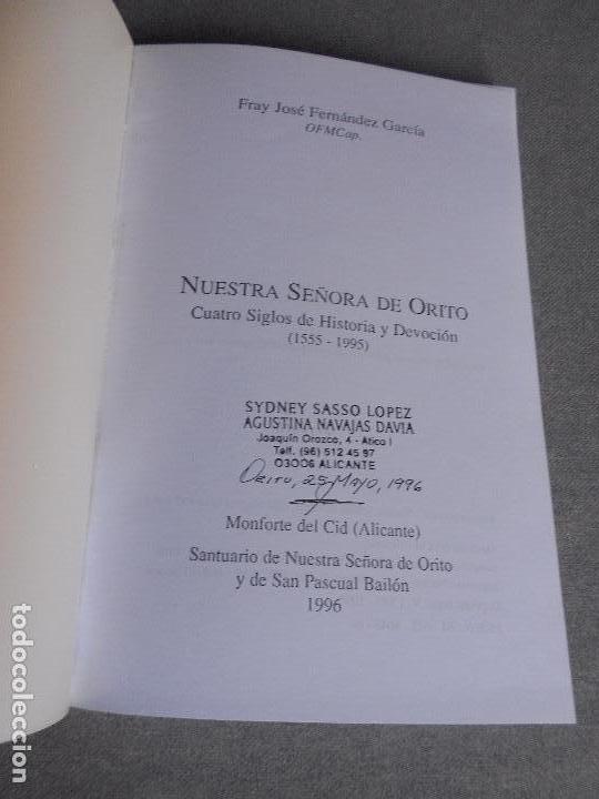 Libros de segunda mano: NUESTRA SE&Ntilde;ORA DE ORITO - Foto 2
