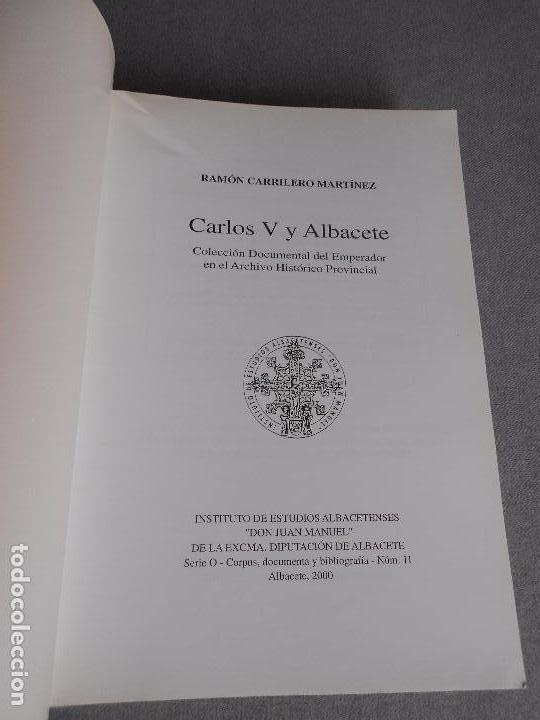 Libros de segunda mano: CARLOS V Y ALBACETE - Foto 3