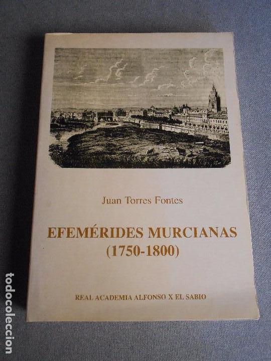 Libros de segunda mano: EFEMERIDES MURCIANAS 1750 - 1800 - Foto 1