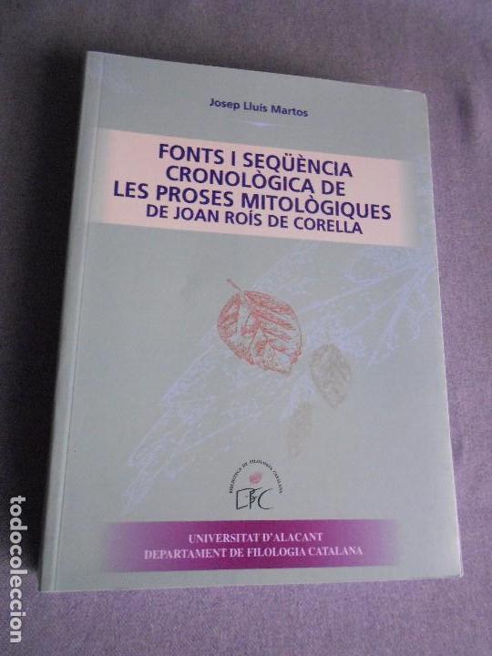 Second hand books: FONTS I SEQ&Uuml;ENCIA CRONOLOGICA DE LES PROSES MITOLOGIQUES