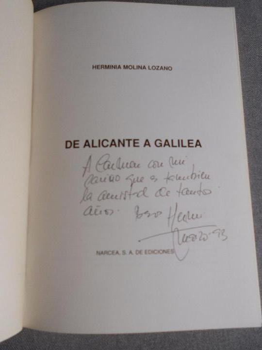 Libros de segunda mano: DE ALICANTE A GALILEA - Foto 2