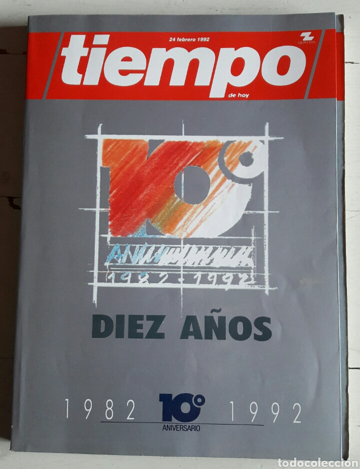 Second hand books: Libro 10&deg; aniversario revista tiempo