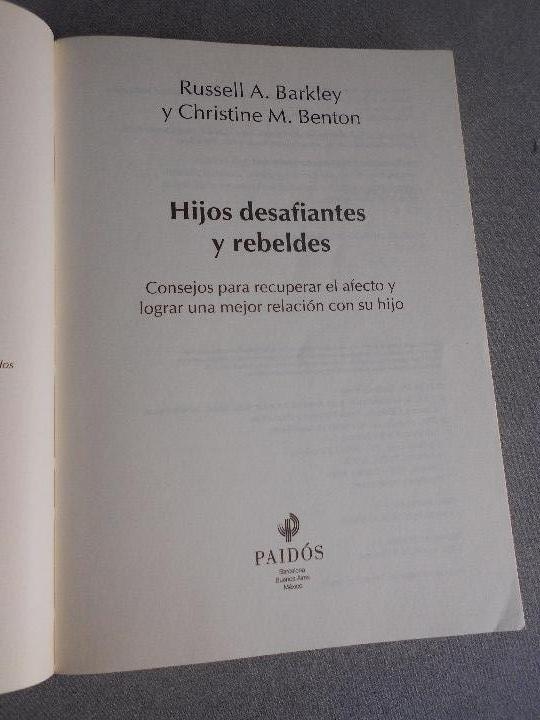 Libros de segunda mano: HIJOS DESAFIANTES Y REBELDES - Foto 2
