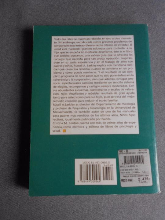 Libros de segunda mano: HIJOS DESAFIANTES Y REBELDES - Foto 3