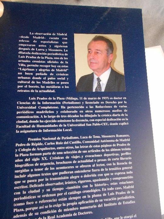 Libros de segunda mano: LAGRIMAS Y ALEGRIAS DE MADRID - Foto 2