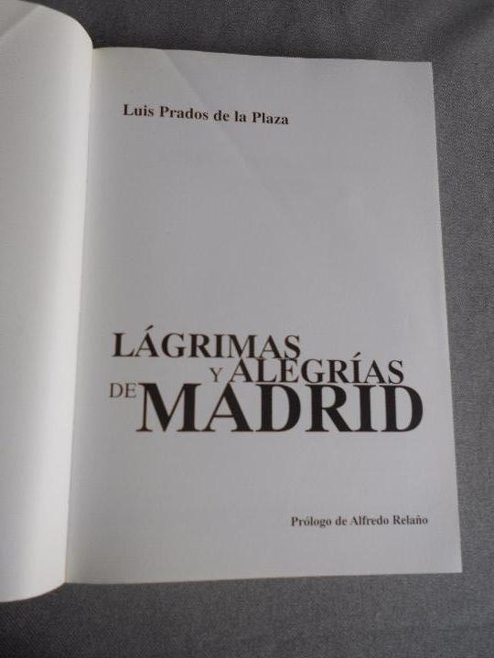Libros de segunda mano: LAGRIMAS Y ALEGRIAS DE MADRID - Foto 3