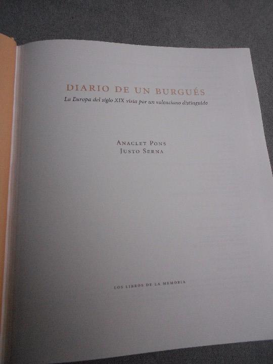 Libros de segunda mano: DIARIO DE UN BURGUES - Foto 2