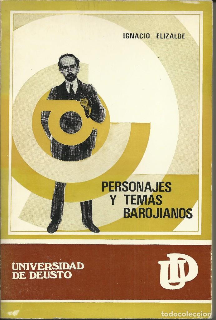 Libros de segunda mano: Personajes y temas barojianos, de Ignacio Elizalde - Foto 1