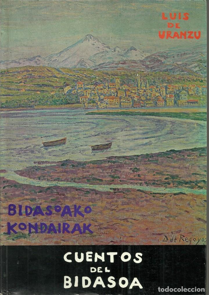 Libros de segunda mano: Cuentos del Bidasoa ( texto en vasco) - Foto 1