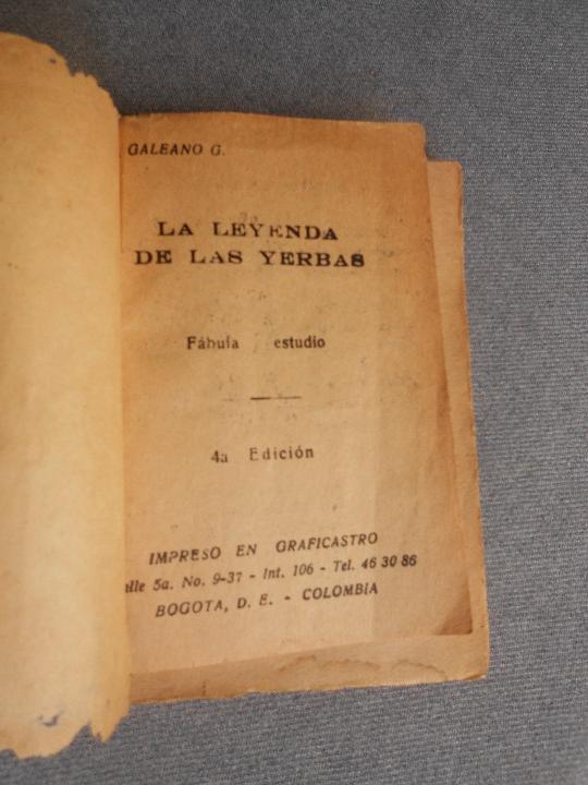 Libros de segunda mano: LA LEYENDA DE LAS YERBAS - Foto 3