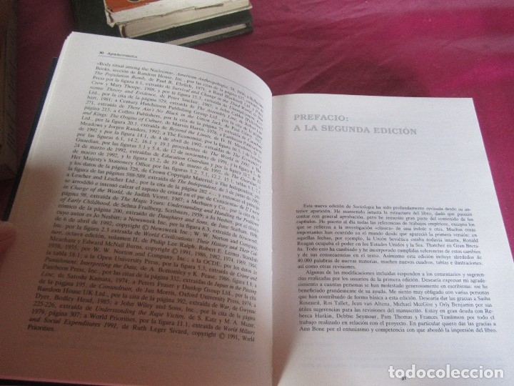 Libros de segunda mano: SOCIOLOGIA ANTHONY GIDDENS ALIANZA E6 - Foto 5