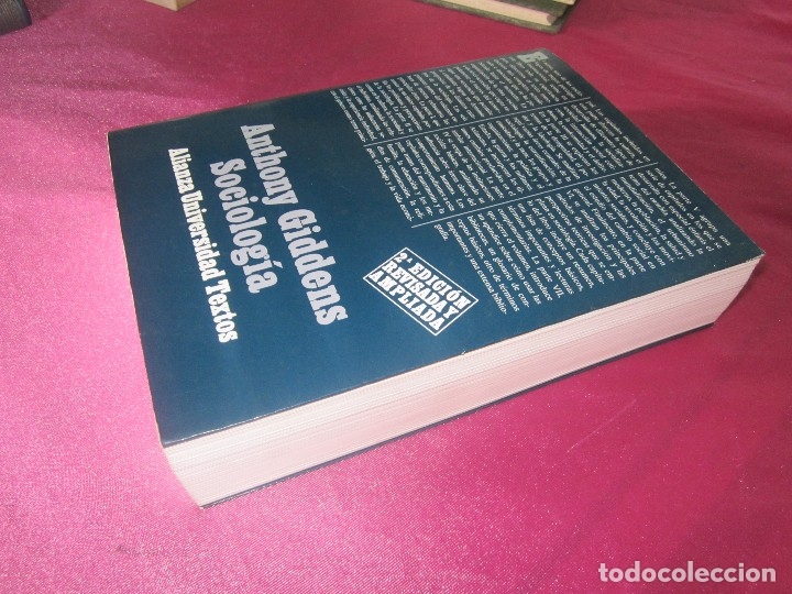 Libros de segunda mano: SOCIOLOGIA ANTHONY GIDDENS ALIANZA E6 - Foto 7