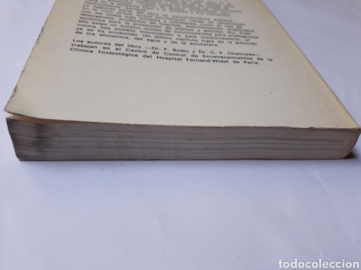 Libros de segunda mano: Toxicolog&iacute;a pr&aacute;ctica F.Bodin y Cheinisse - Foto 5