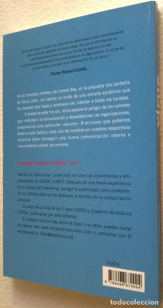 Libros de segunda mano: VIRUS, FERRAN RAMON-CORT&Eacute;S, RBA - Foto 2