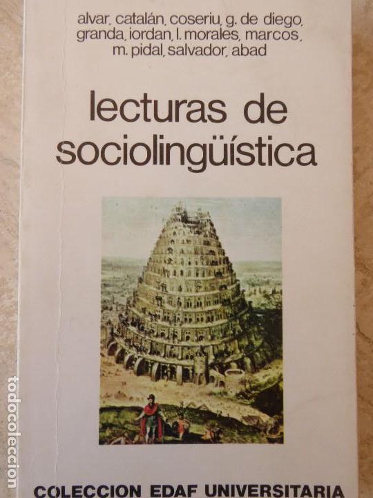 Libros de segunda mano: Lecturas de socioling&uuml;&iacute;stica. vvaa. - Foto 1