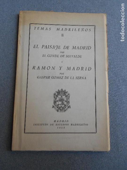 Libros de segunda mano: TEMAS MADRILE&Ntilde;OS II - Foto 1