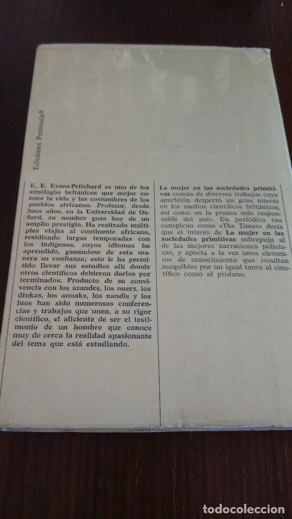 Libros de segunda mano: La mujer en las sociedades primitivas. E.E. Evans-Pritchard - Foto 2