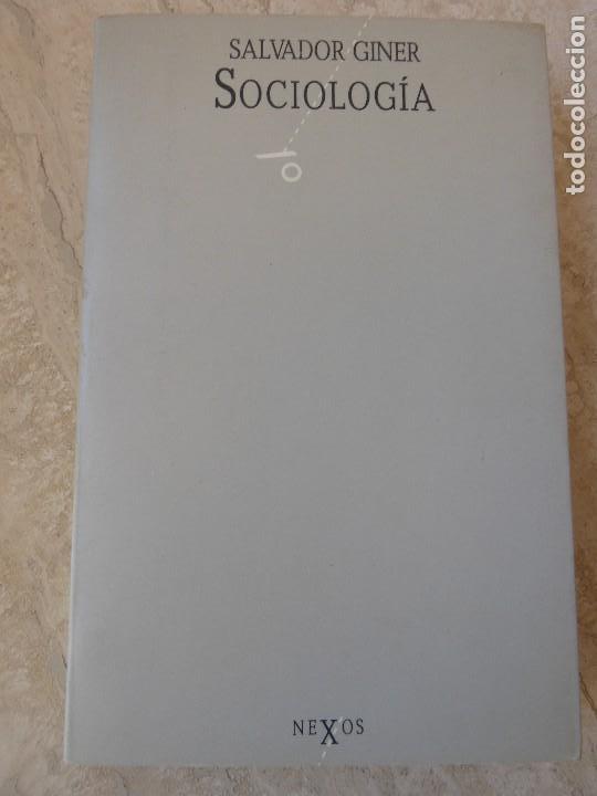 Libros de segunda mano: SOCIOLOG&Iacute;A. SALVADOR GINER. - Foto 1