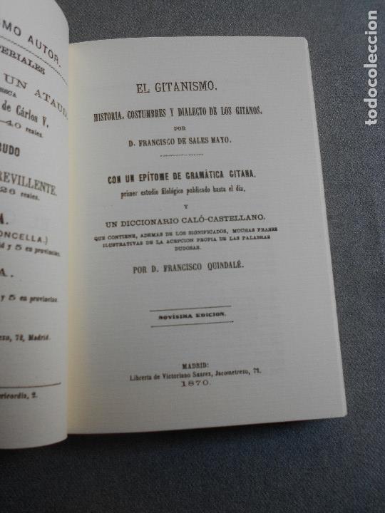 Libros de segunda mano: EL GITANISMO - Foto 2