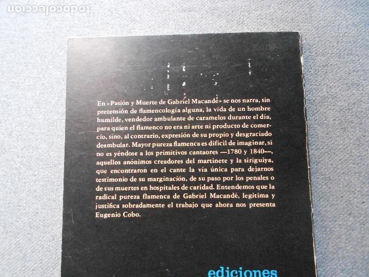Libros de segunda mano: PASION Y MUERTE DE GABRIEL MACONDE - Foto 5