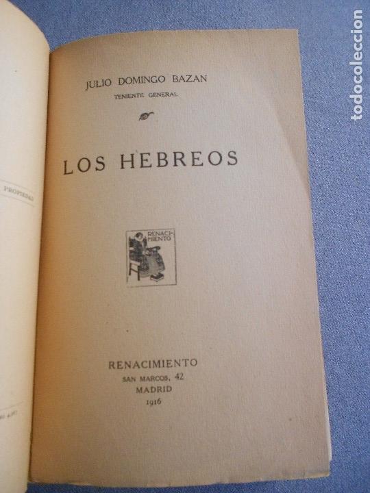 Libros de segunda mano: LOS HEBREOS - Foto 2