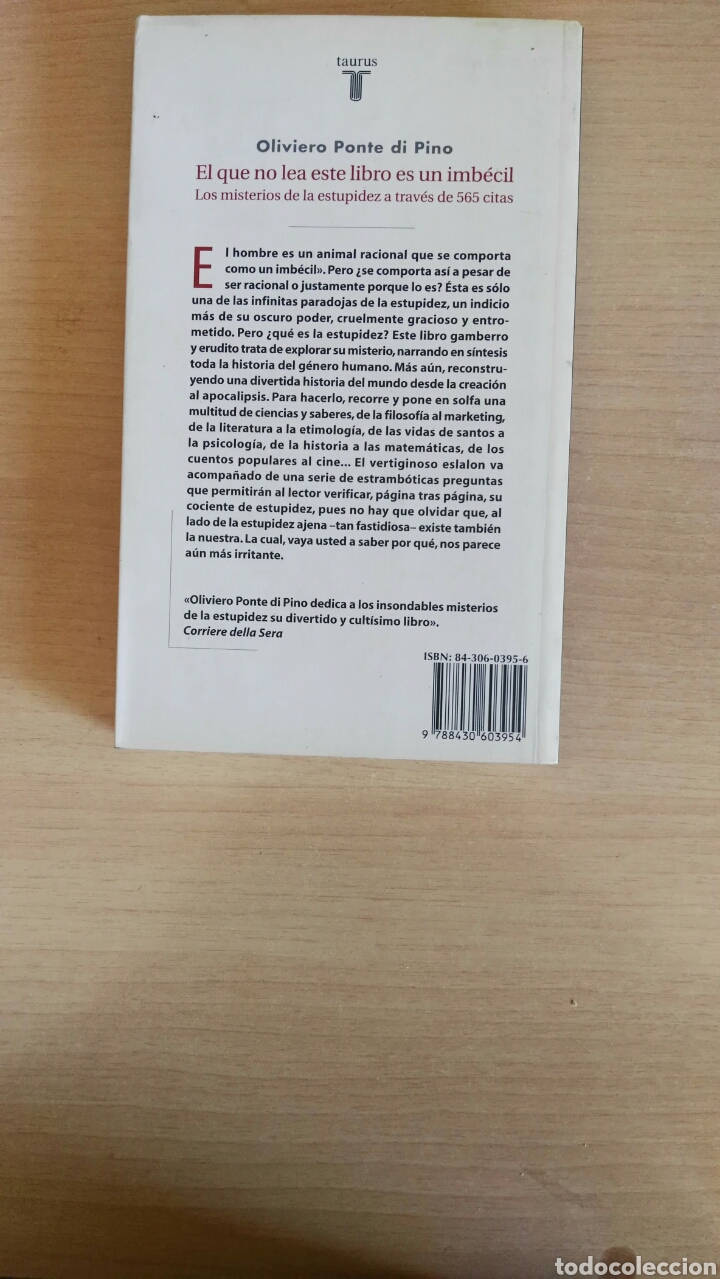 Libros de segunda mano: El que no lea este libro es un imb&eacute;cil - Foto 2