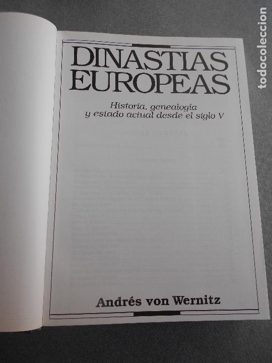 Libros de segunda mano: DINASTIAS EUROPEAS - Foto 3