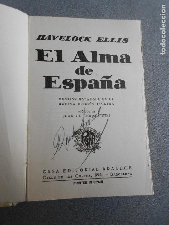Libros de segunda mano: EL ALMA DE ESPA&Ntilde;A - Foto 2