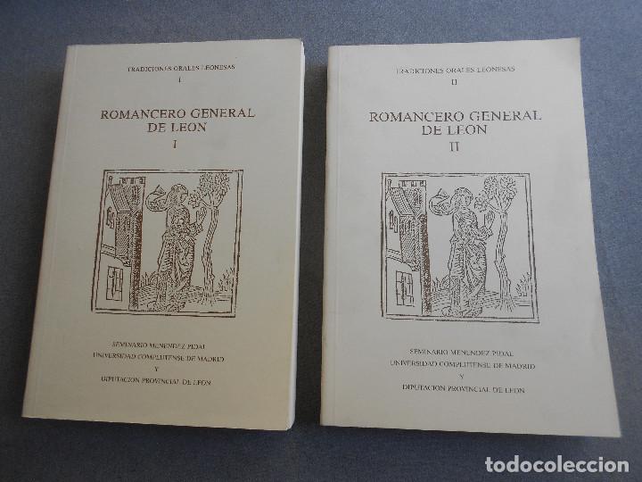 Libros de segunda mano: ROMANCERO GENERAL DE LEON. DOS TOMOS - Foto 1