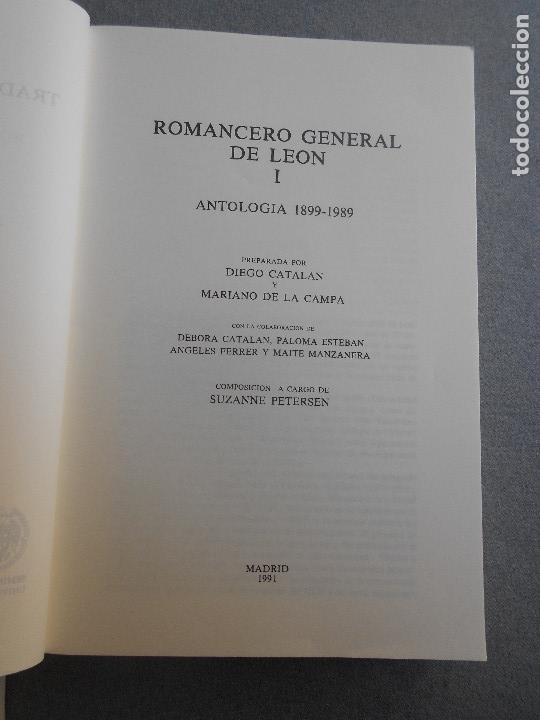 Libros de segunda mano: ROMANCERO GENERAL DE LEON. DOS TOMOS - Foto 4
