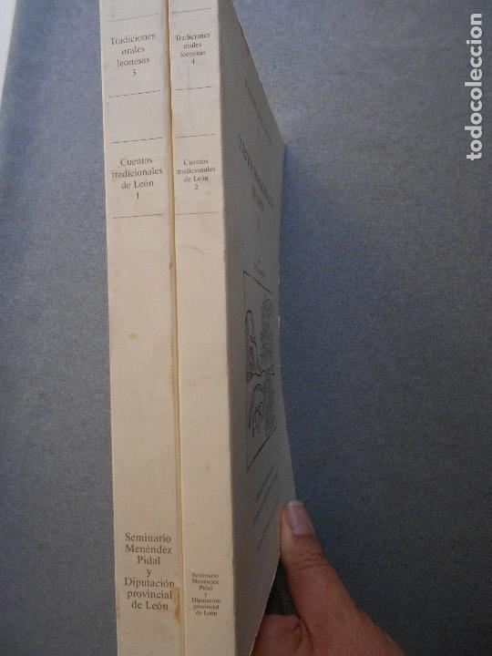 Libros de segunda mano: CUENTOS TRADICIONALES DE LEON. DOS TOMOS - Foto 2