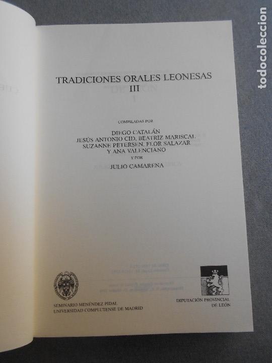 Libros de segunda mano: CUENTOS TRADICIONALES DE LEON. DOS TOMOS - Foto 3