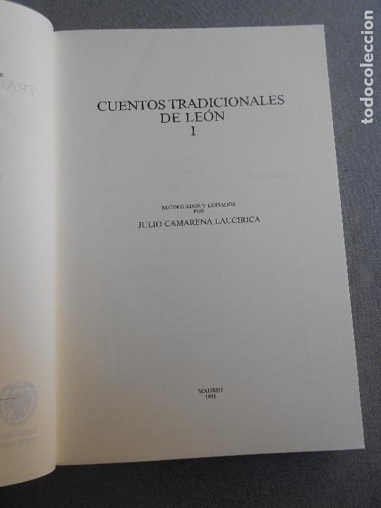 Libros de segunda mano: CUENTOS TRADICIONALES DE LEON. DOS TOMOS - Foto 4