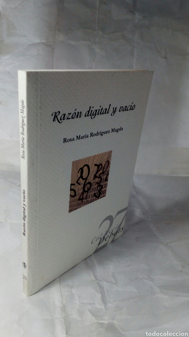 Libros de segunda mano: Raz&oacute;n digital y vac&iacute;o. Rosa Mar&iacute;a Rodr&iacute;guez Magda. - Foto 4