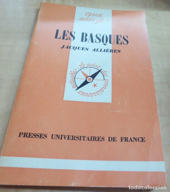 Libros de segunda mano: LES BASQUES JACQUES ALLI&Egrave;RES PUF A&Ntilde;O 1979 - Foto 1