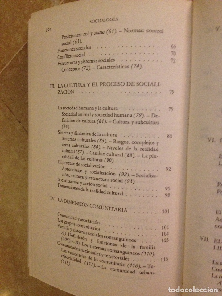 Libros de segunda mano: SOCIOLOG&Iacute;A (SALVADOR GINER) - Foto 4
