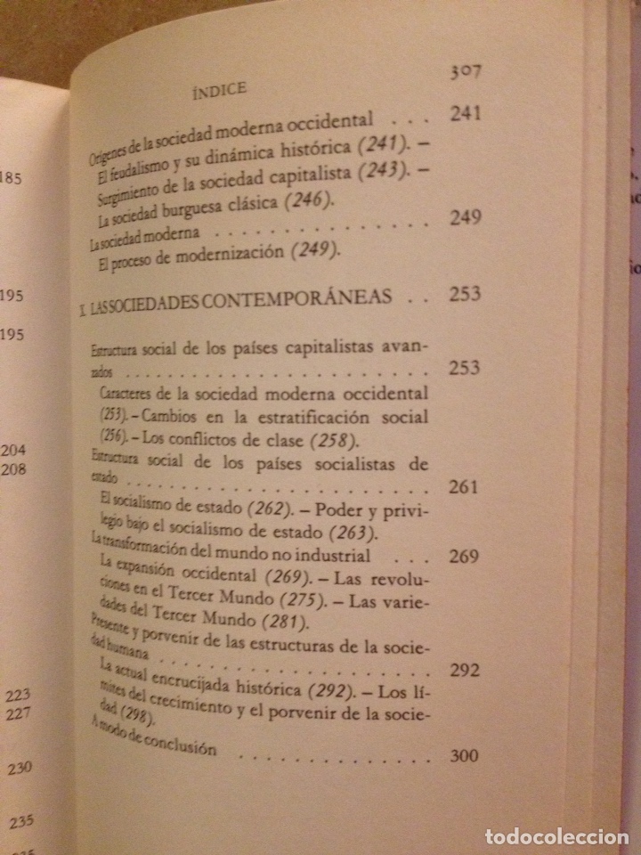 Libros de segunda mano: SOCIOLOG&Iacute;A (SALVADOR GINER) - Foto 7