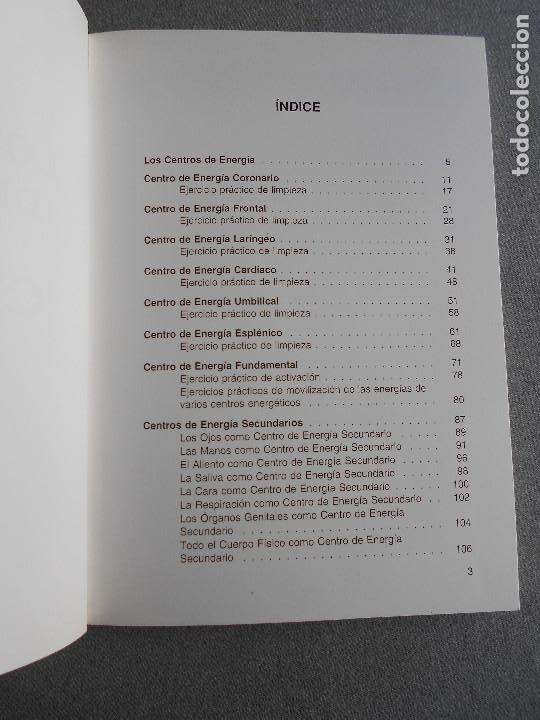 Libros de segunda mano: LOS CENTROS DE ENERGIA O CHAKRAS - Foto 3