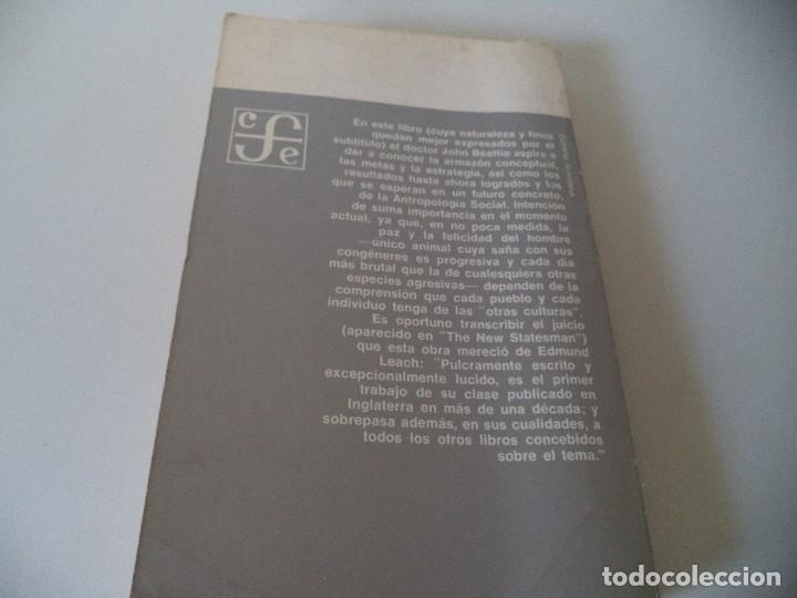 Libros de segunda mano: JOHN BEATTIE. OTRAS CULTURAS. - Foto 2