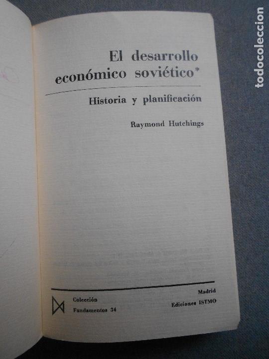 Libros de segunda mano: EL DESARROLLO ECONOMICO SOVIETICO - Foto 2