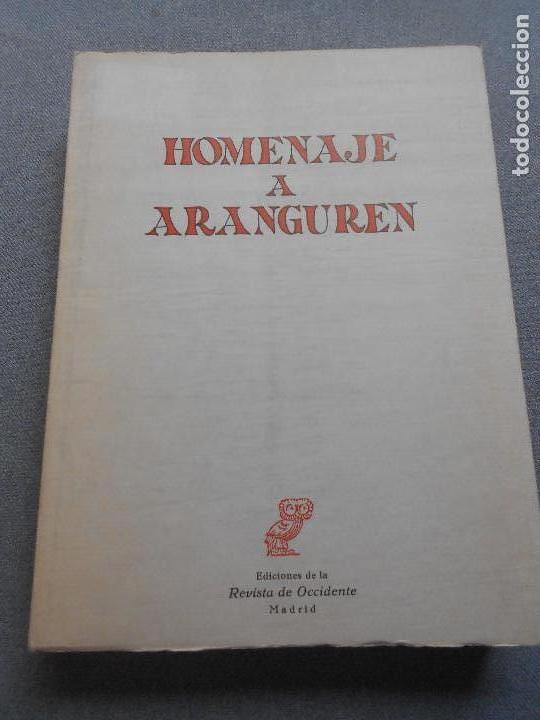 Libros de segunda mano: HOMENAJE A ARANGUREN - Foto 1