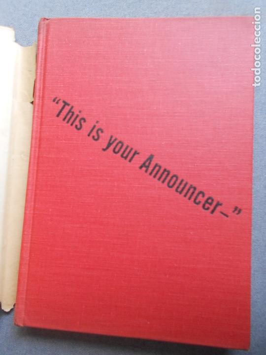 Libros de segunda mano: THIS IS YOUR ANNOUNCER - Foto 2
