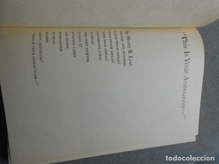 Libros de segunda mano: THIS IS YOUR ANNOUNCER - Foto 4